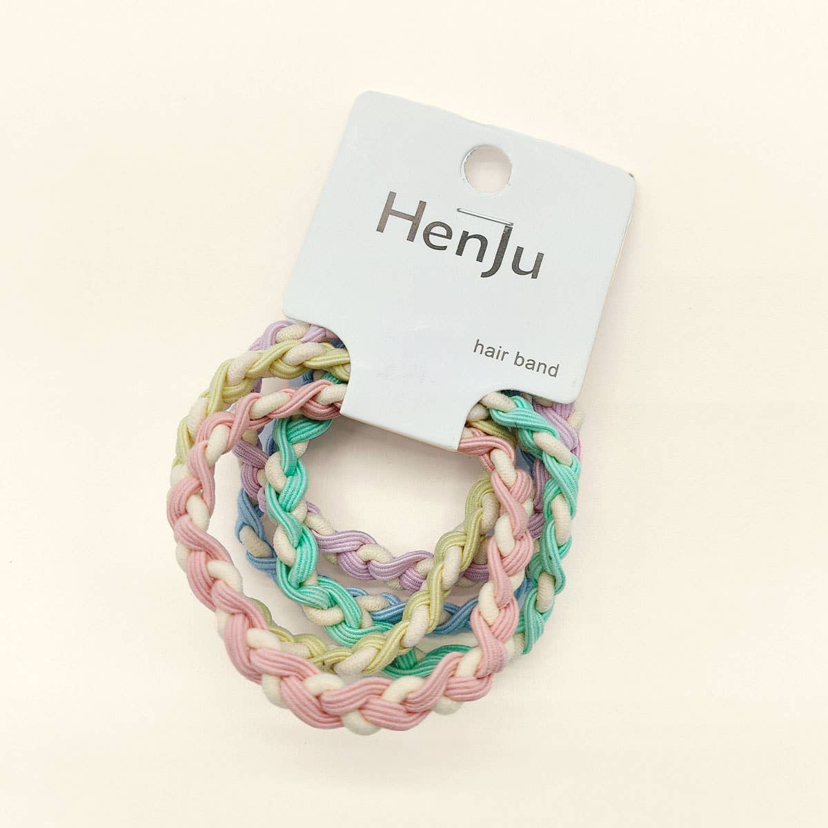Candy Color Twisted Hair Ties , Cute Rubber Bands
