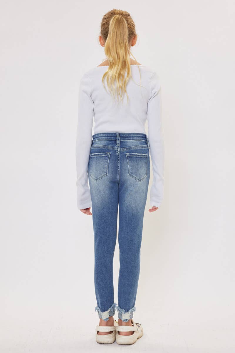 Girls Kan Can Distressed Jeans