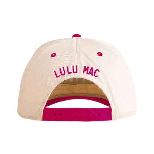 LULU MAC BEACH CAP HOT PINK