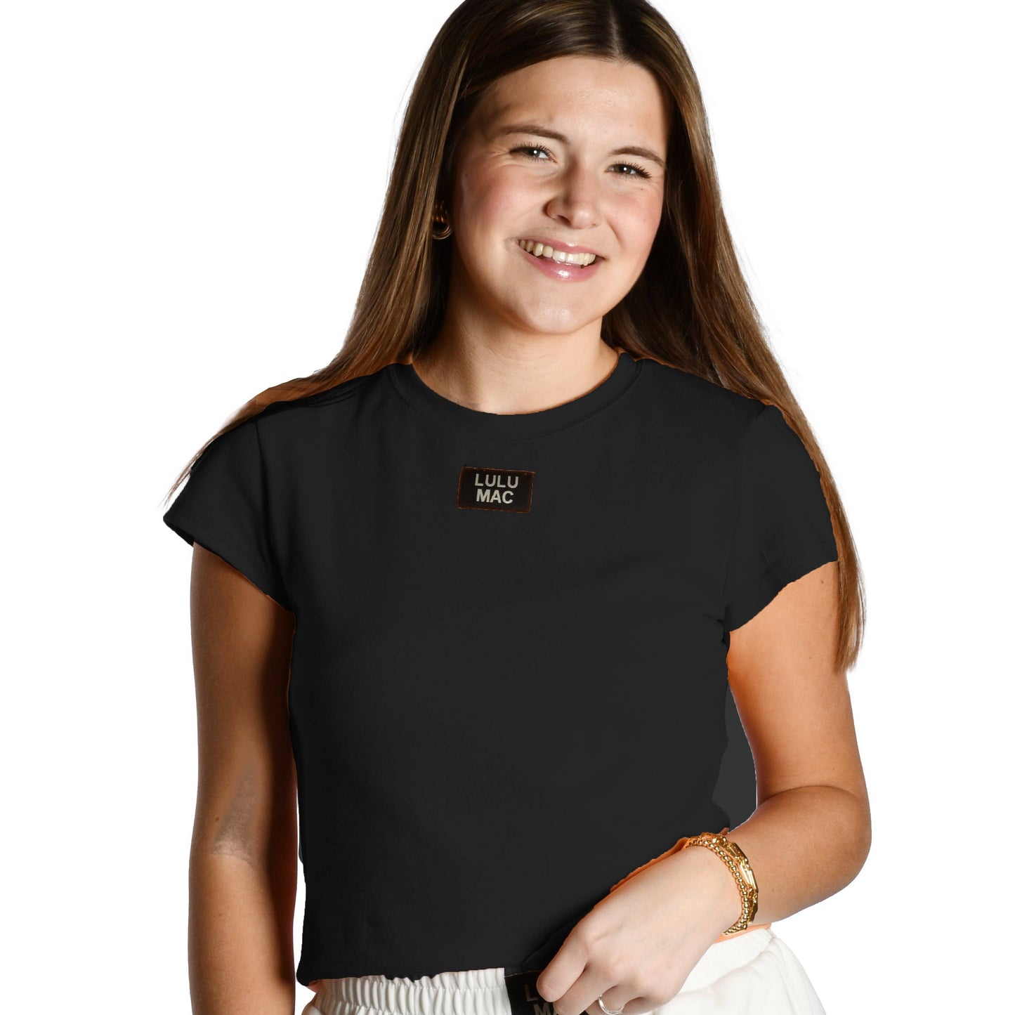 Adult LULU MAC BABY DOLL TOP BLACK