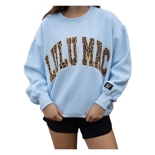Adult LULU MAC Light Blue Sweatshirt