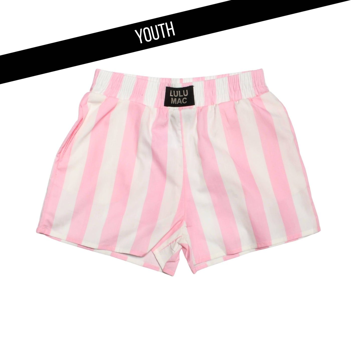 LIGHT PINK DARBY YOUTH SHORTS