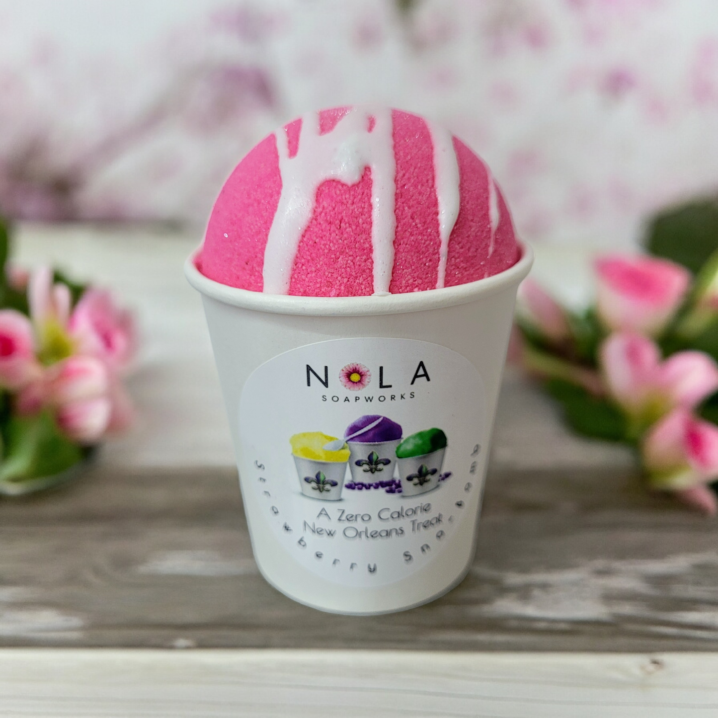 Chill Out with a Snowball Bath Bomb