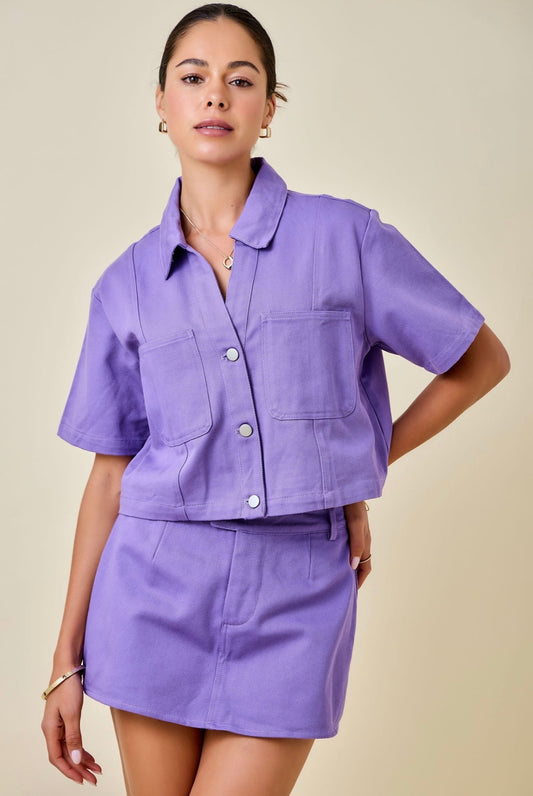 Boxy Crop Jacket