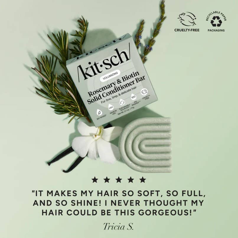 Rosemary & Biotin Volumizing Shampoo & Conditioner Bar Combo