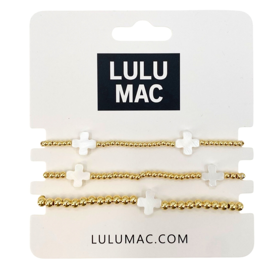 BRACELET WHITE LULU MAC