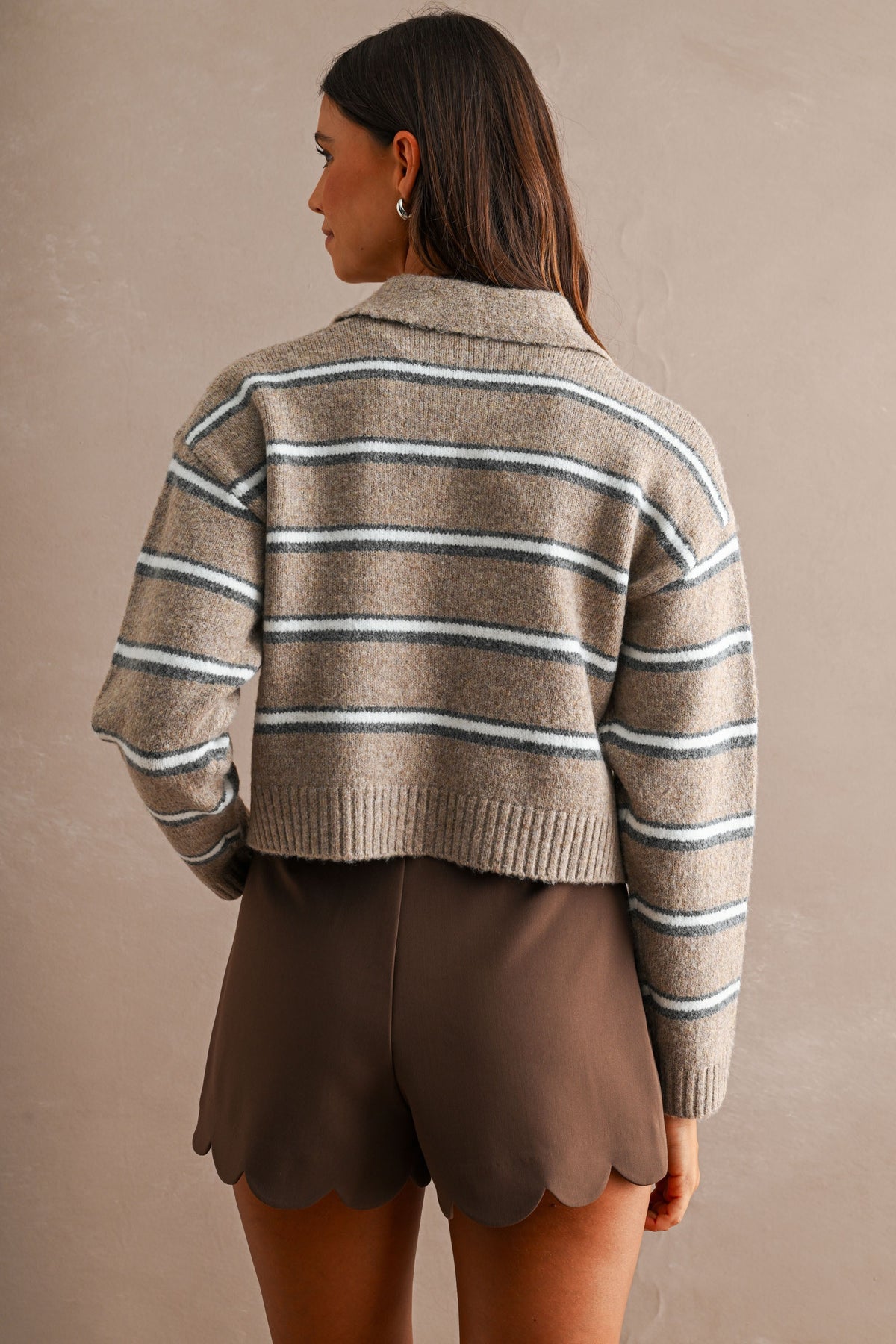 Striped Knit Sweater