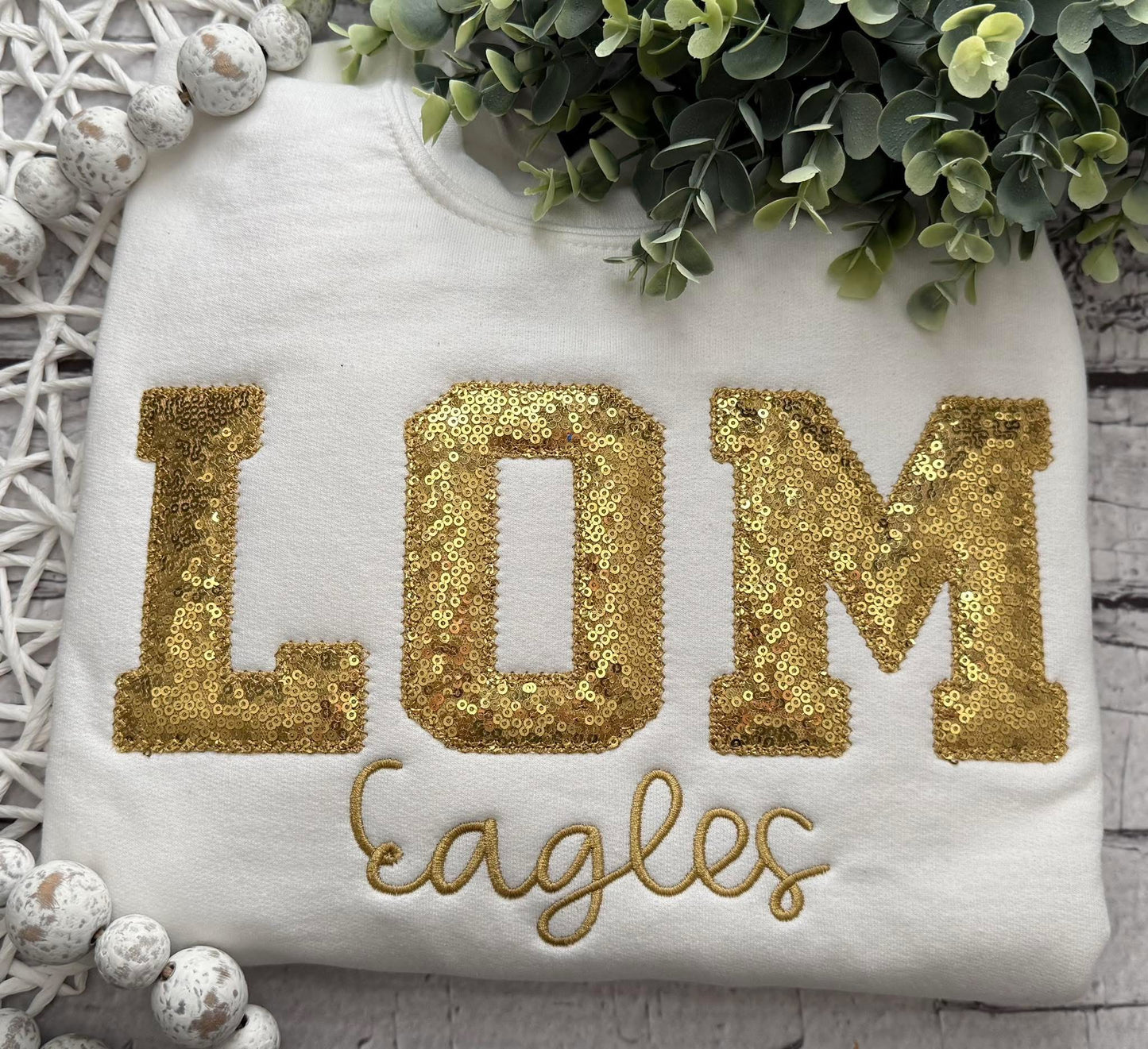 LOM GOLD Sequin Sweatshirt