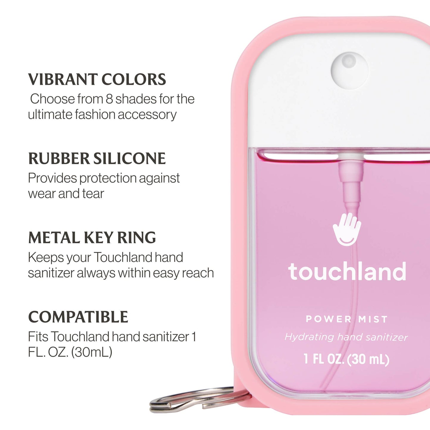 Bubblegum Pink Touchland Hand Mist Case