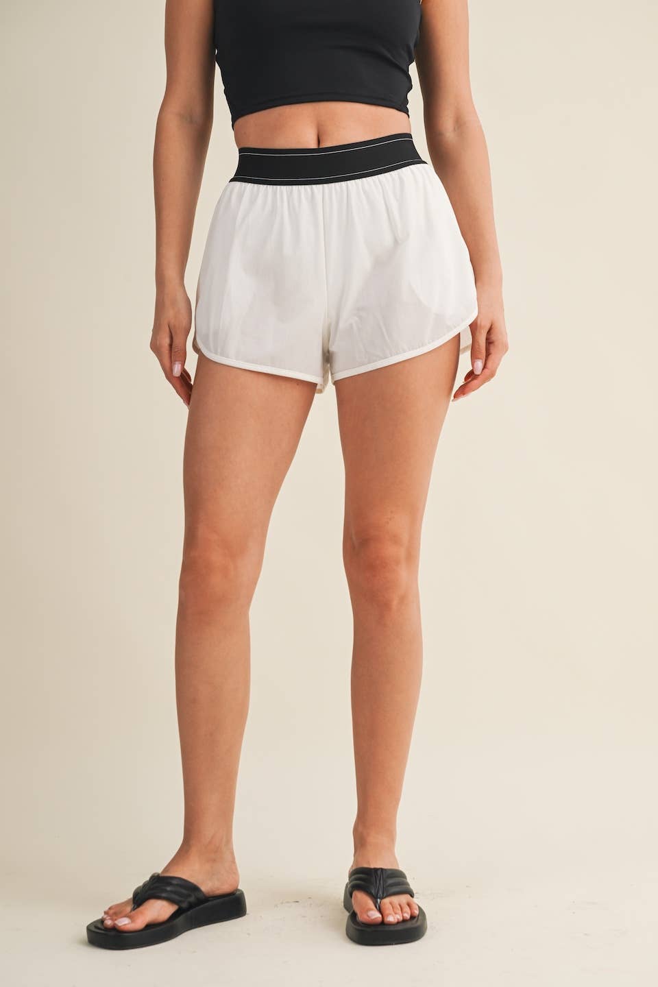 Lightweight Shorts with Elastic Waistband