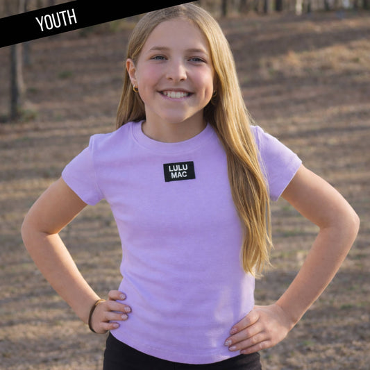 LULU MAC Youth Baby Doll Top - Lavender
