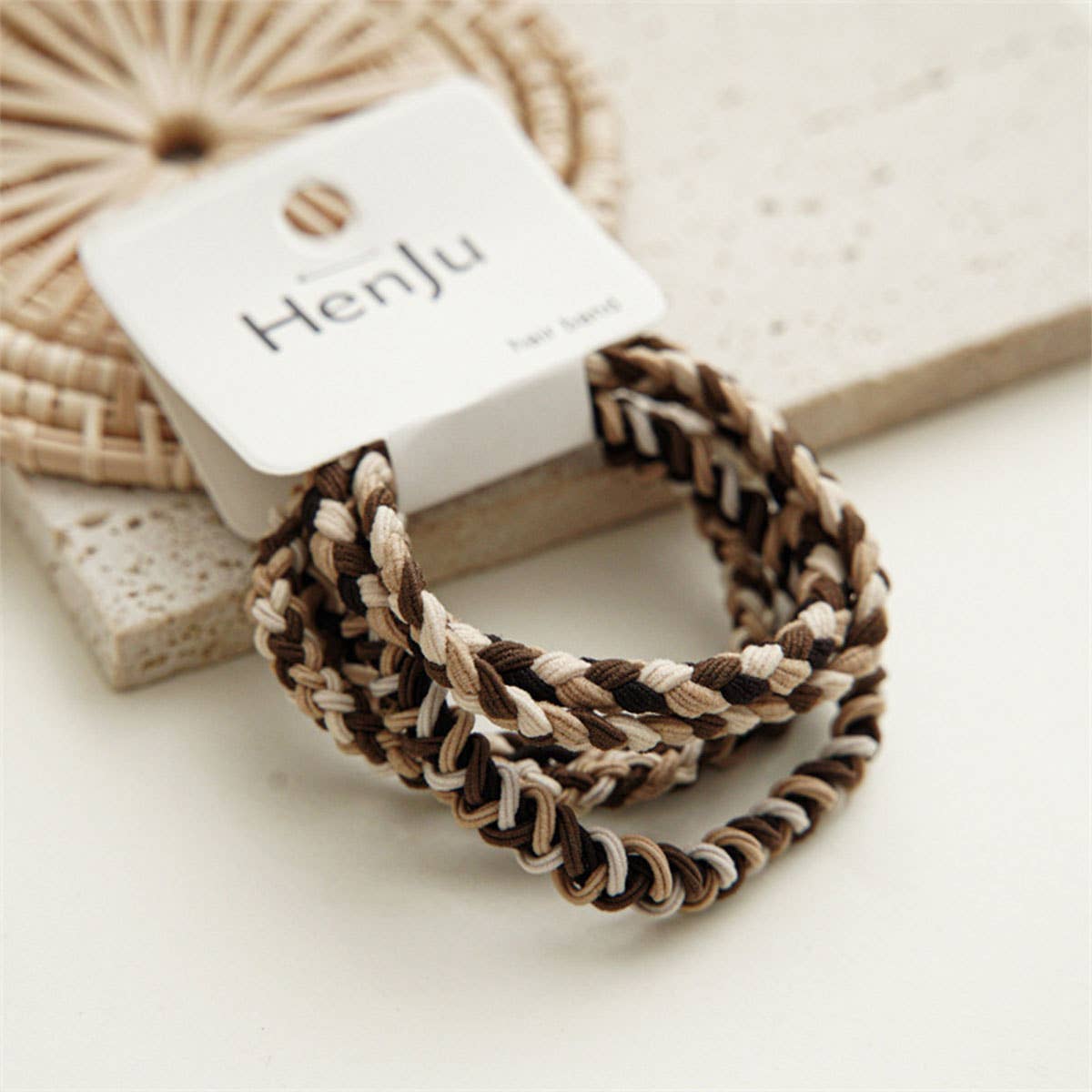 Candy Color Twisted Hair Ties , Cute Rubber Bands