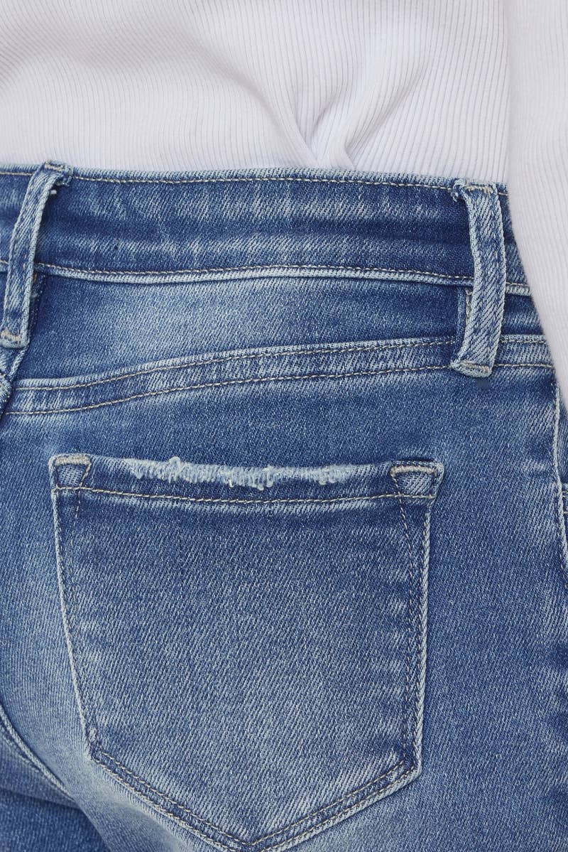 Girls Kan Can Distressed Jeans