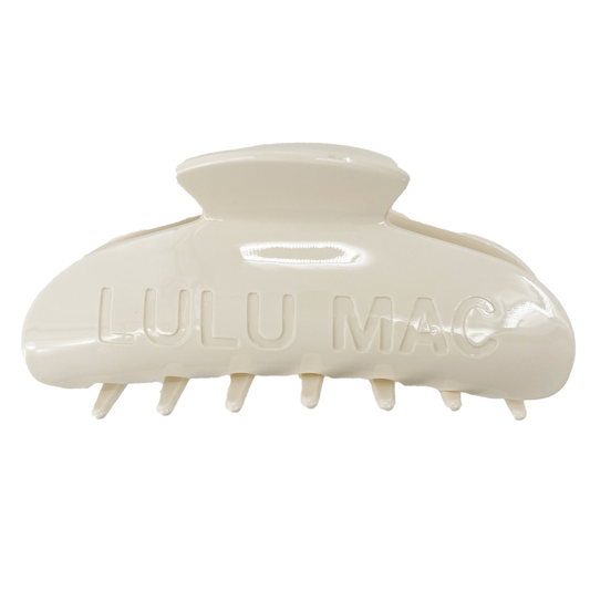 LULU MAC HAIR CLIPS Ivory