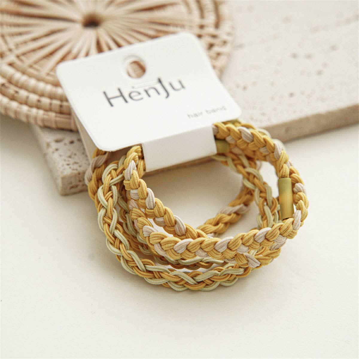 Candy Color Twisted Hair Ties , Cute Rubber Bands