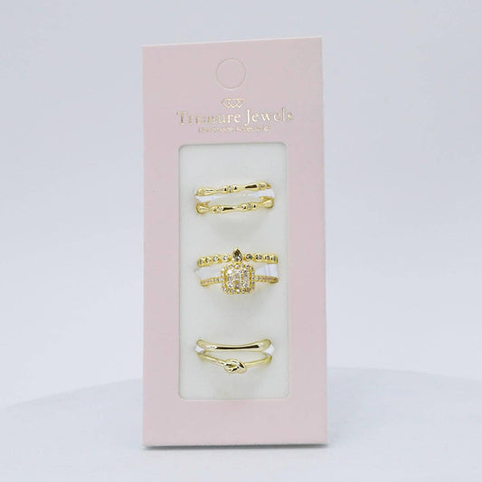 Regal Radiance Ring Set