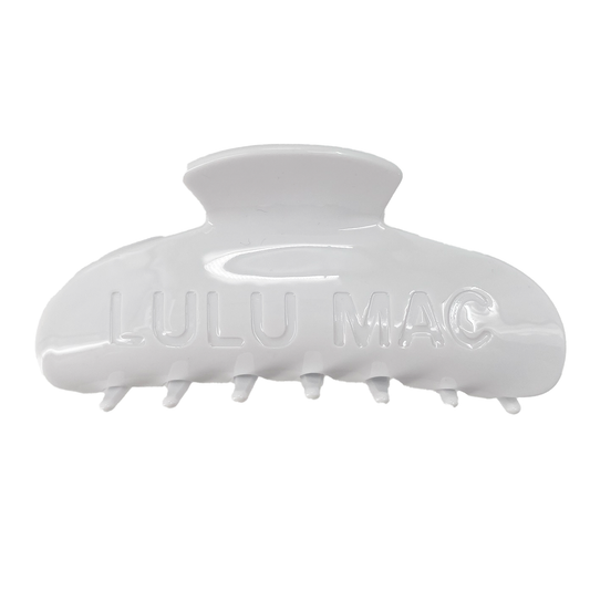 LULU MAC HAIR CLIP White