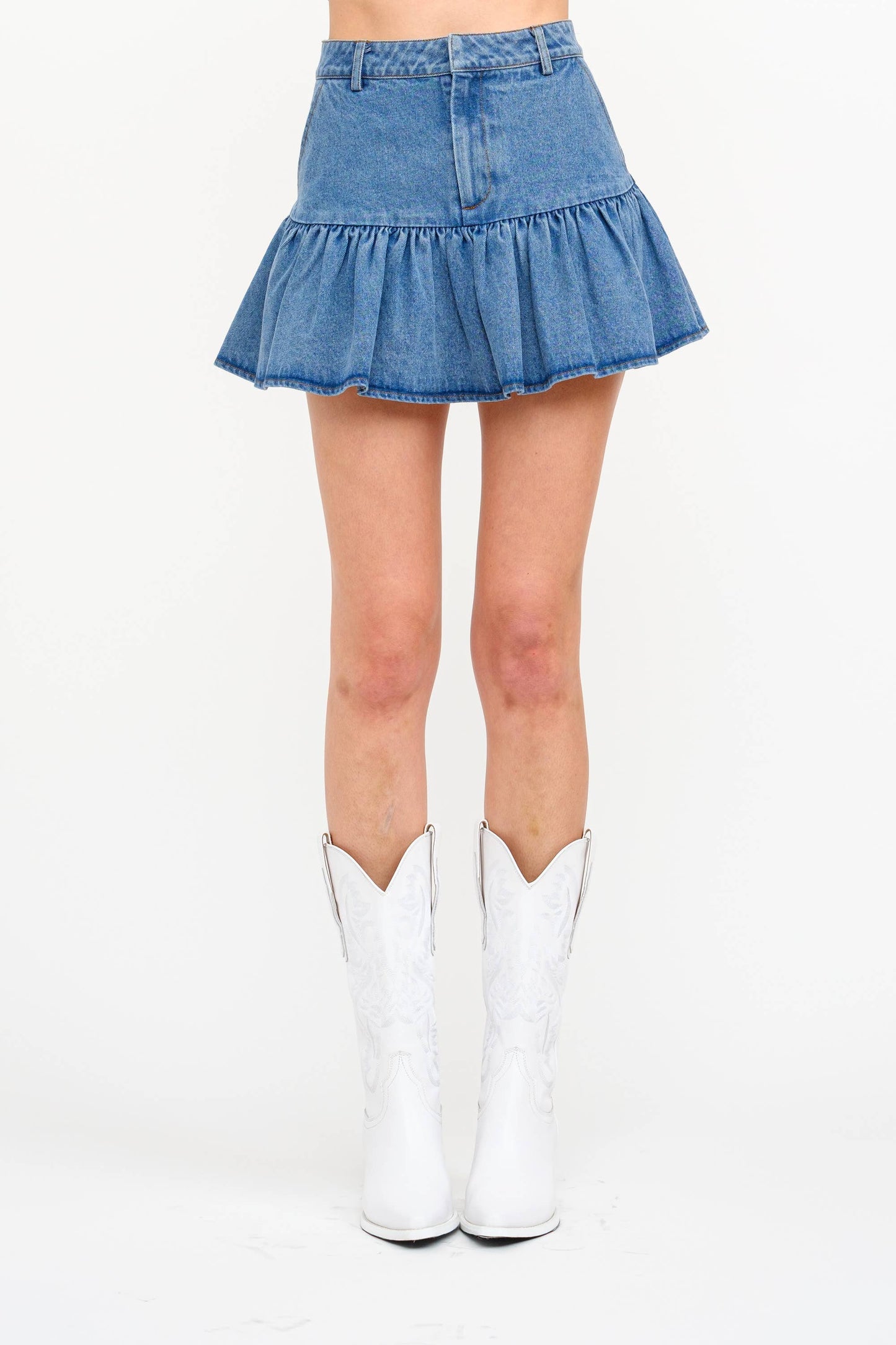 Minos Medium Wash Skirt