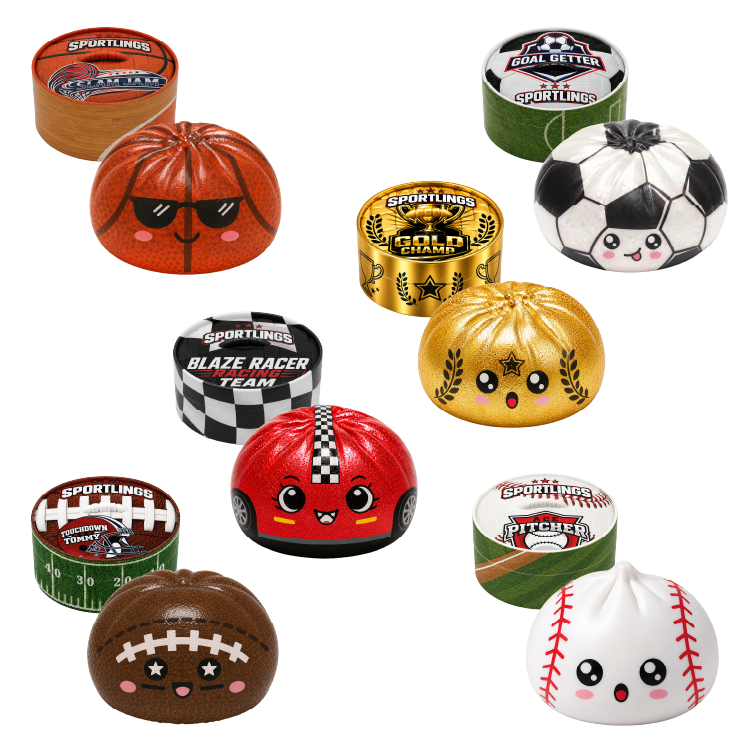Fun Doh Sports Dumpling Squishy Fidget Toy