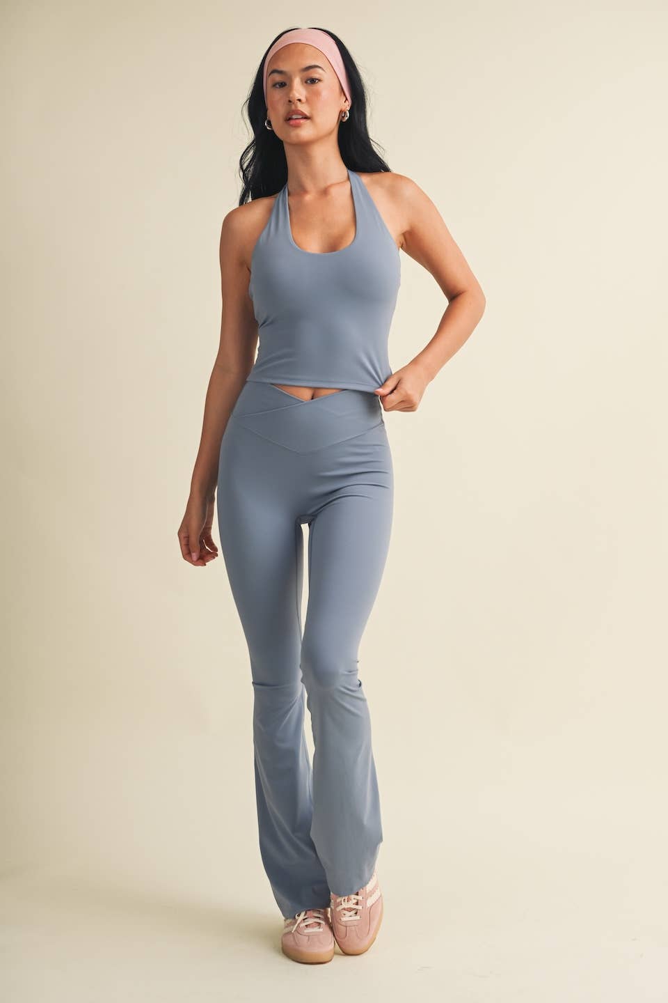 Scoop Neck Halter Top