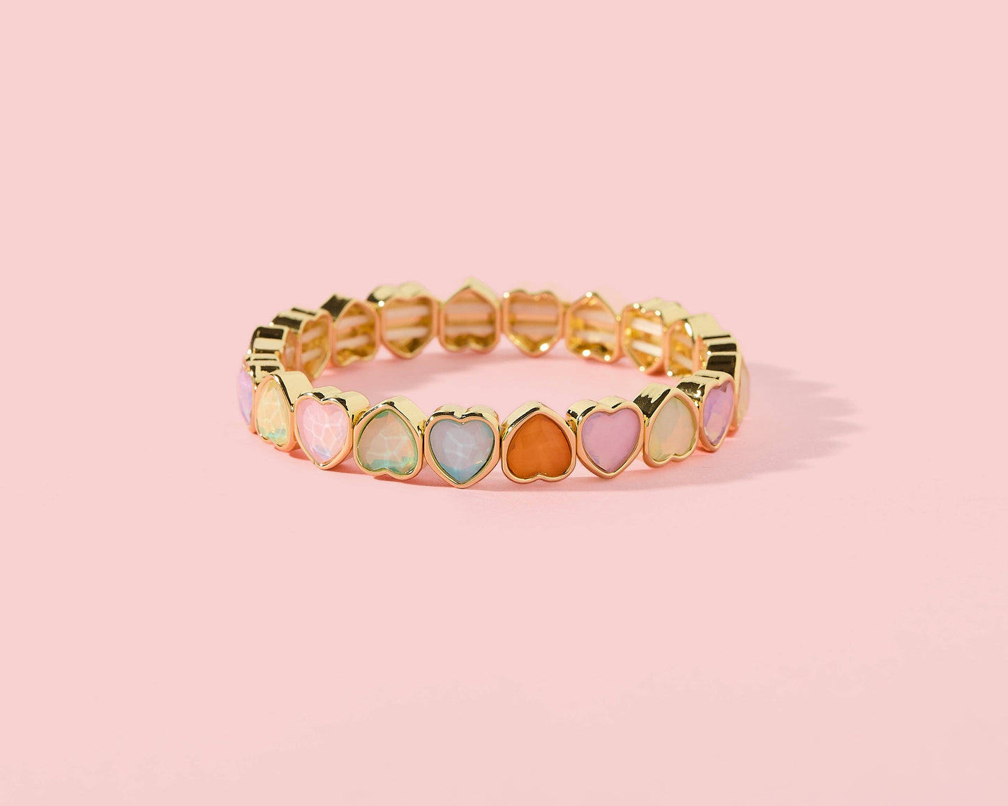 FOR FUN - Enamel Stretch Bracelet - Love - Assorted Styles