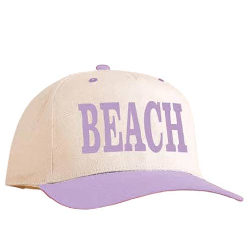 LULU MAC BEACH CAP LAVENDER