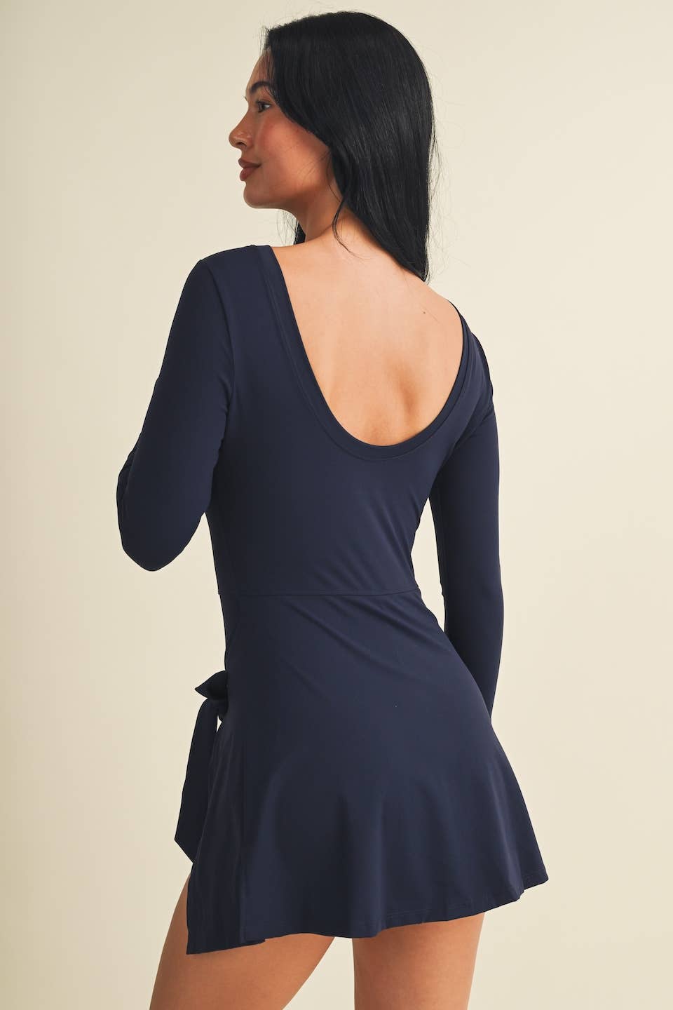 Long Sleeve Wrap Dress