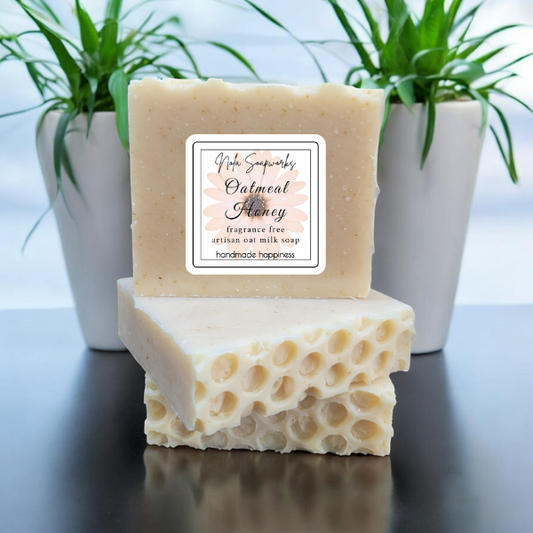 Oatmeal Honey Artisan Soap - Sensitive Skin - 5oz