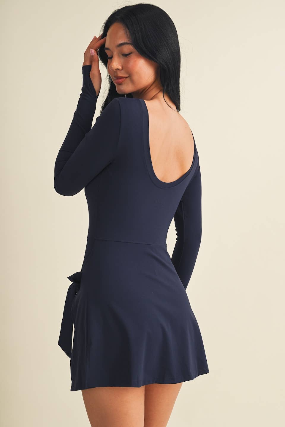 Long Sleeve Wrap Dress