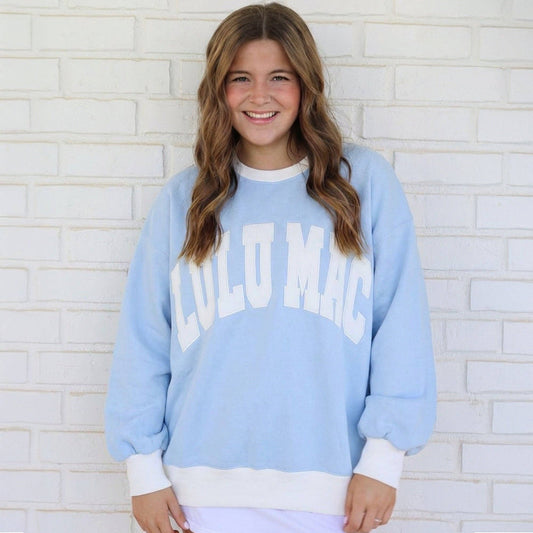 LULU MAC Color Block Light Blue/White - Stitch