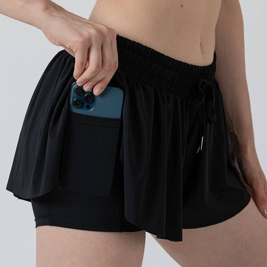 LU-ALIKE Butterfly Shorts