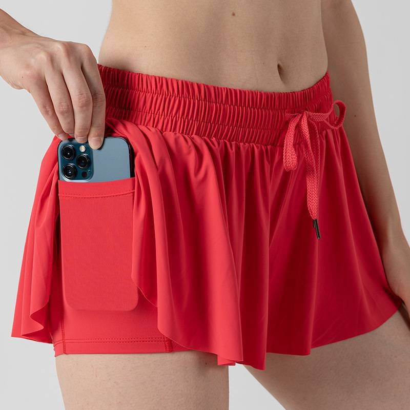LU-ALIKE Butterfly Shorts