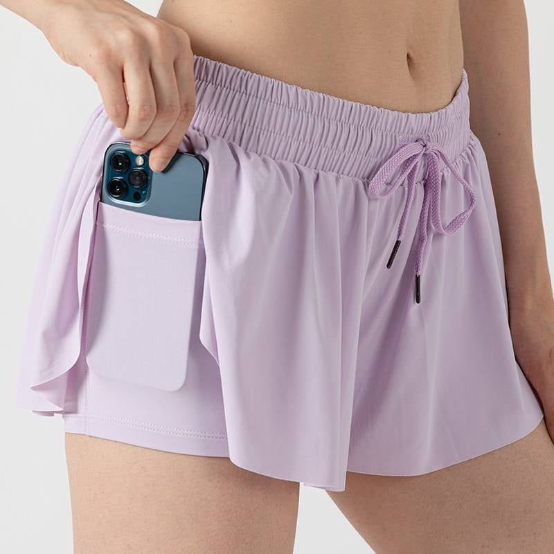 LU-ALIKE Butterfly Shorts
