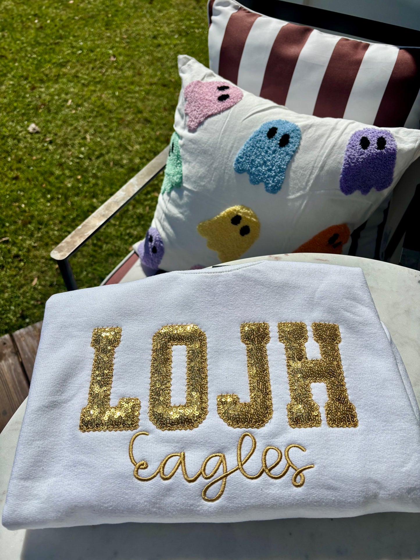 LOJH GOLD Sequin Sweatshirt