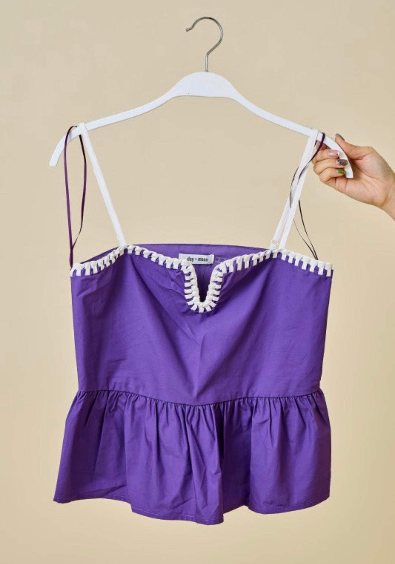 PEPLUM GAME DAY TOP