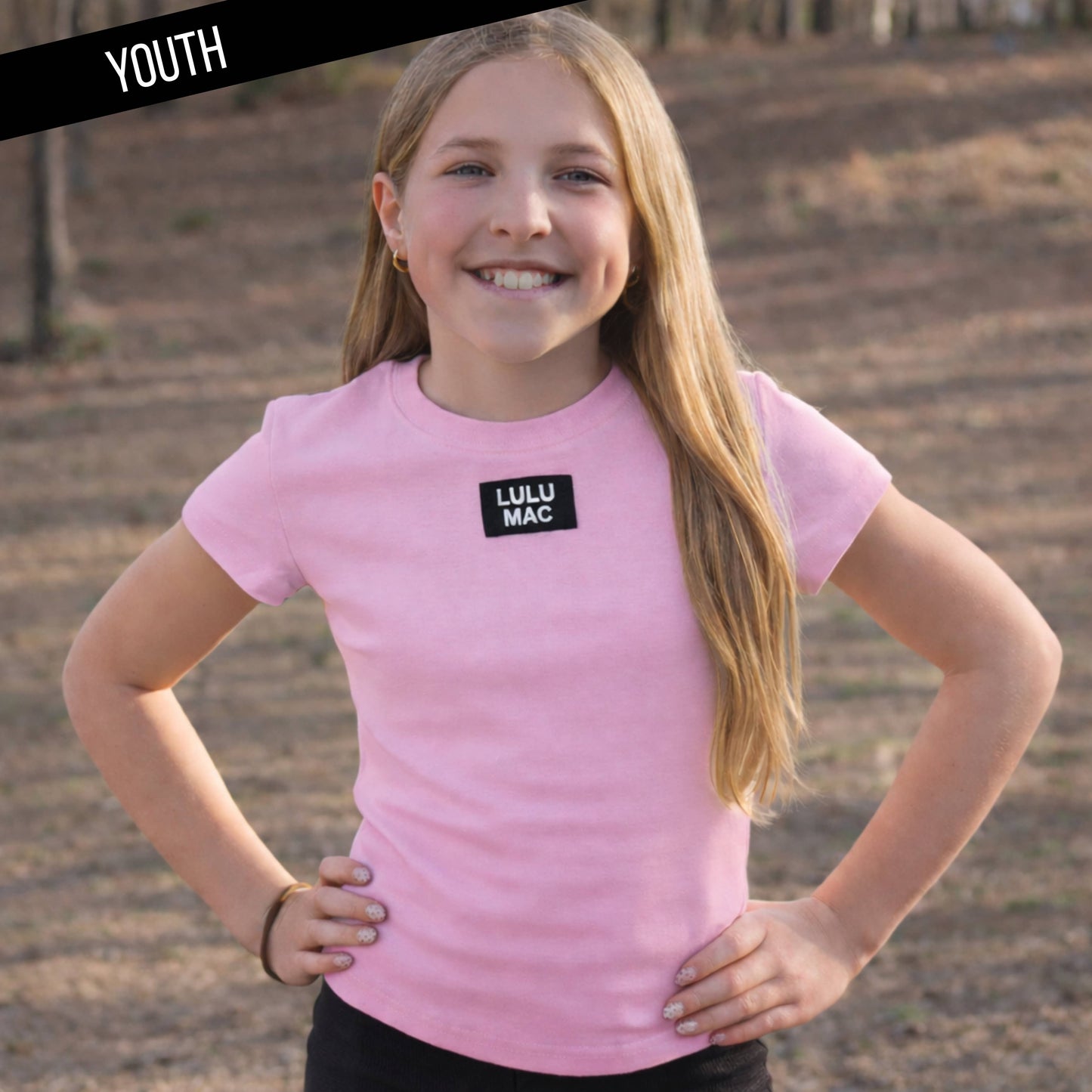 LULU MAC Youth Baby Doll Top - Light Pink