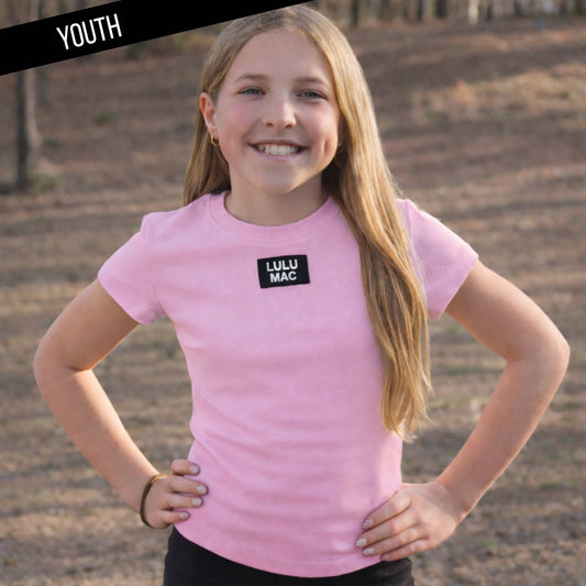 LULU MAC Youth Baby Doll Top - Light Pink