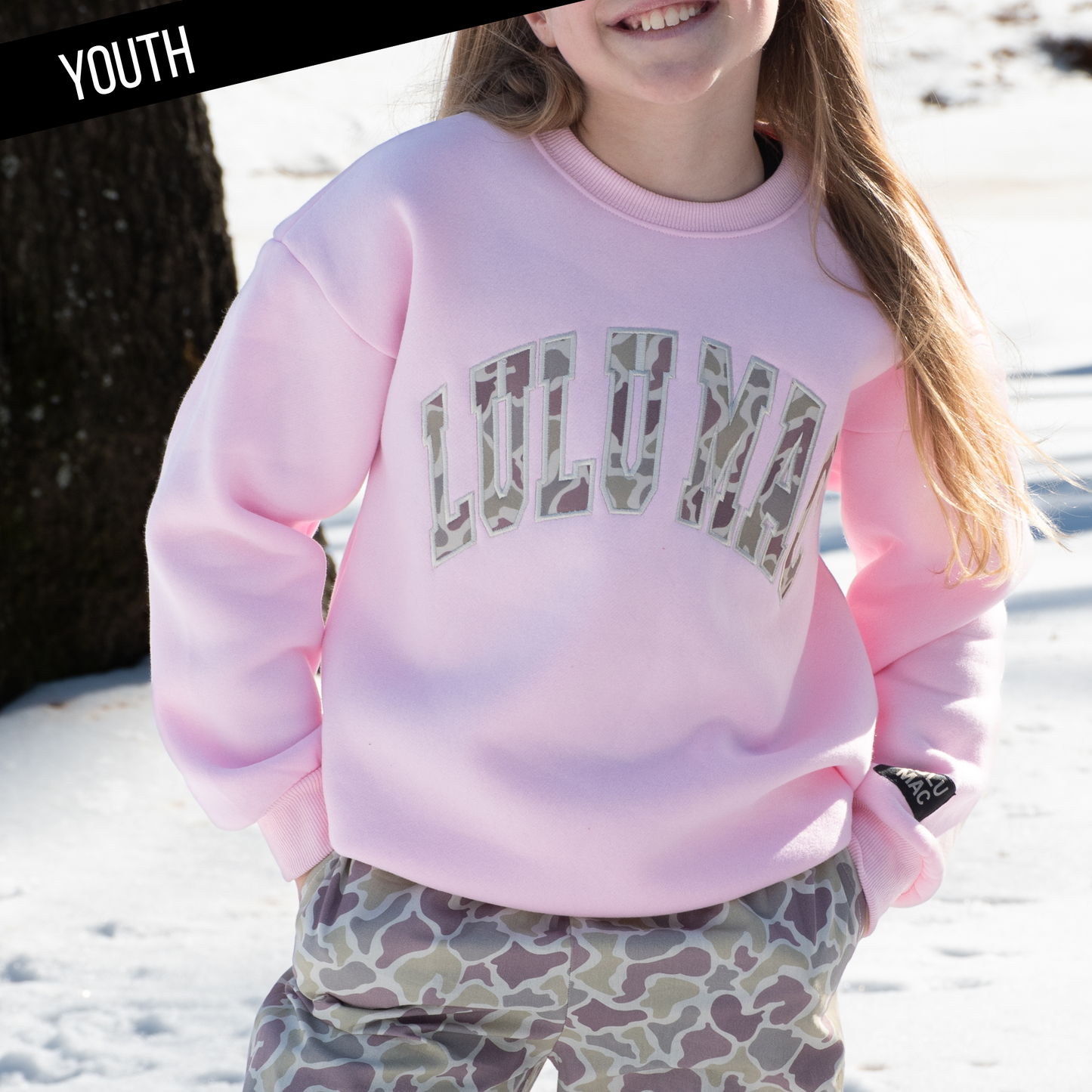LULU MAC CAMO LIGHT PINK/ youth