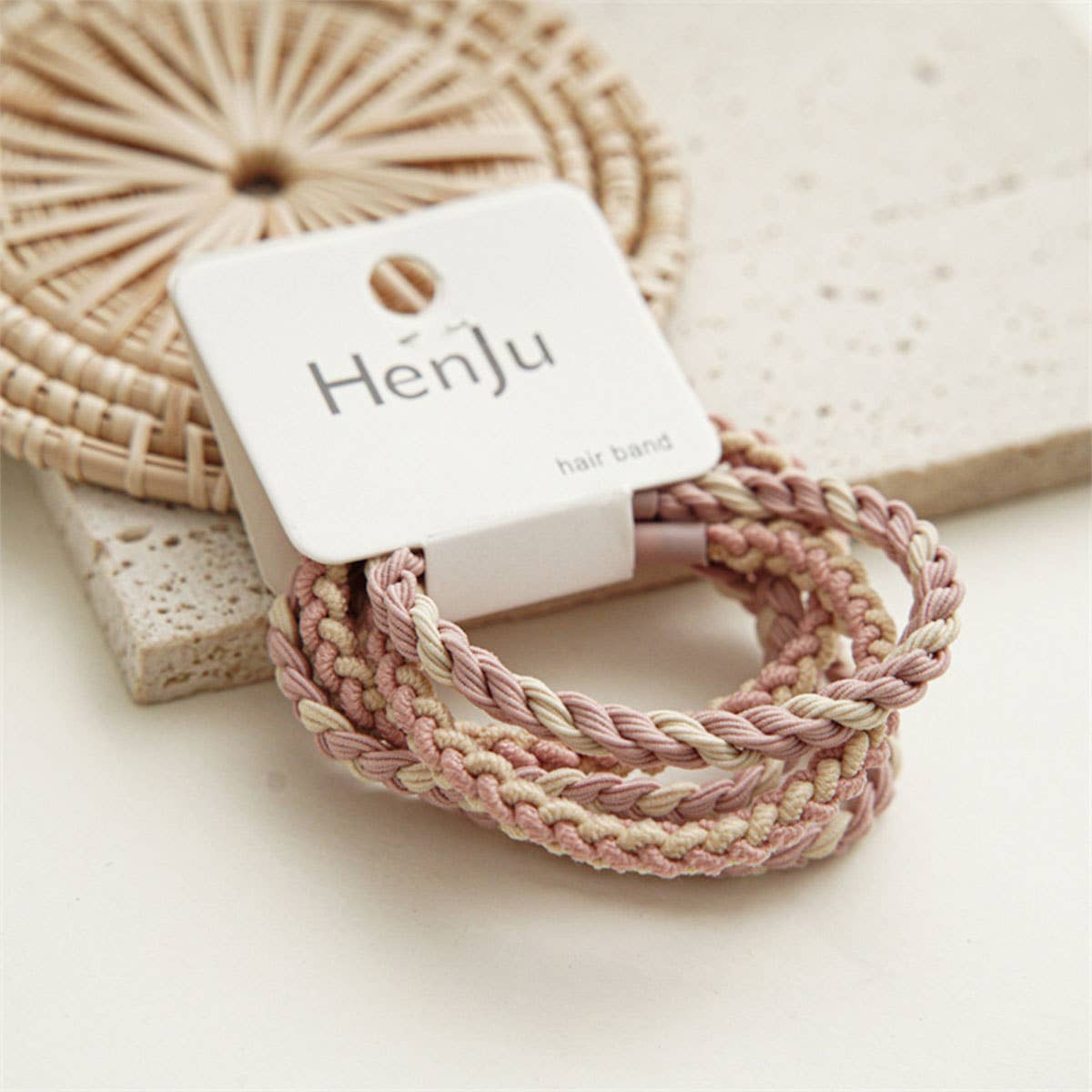 Candy Color Twisted Hair Ties , Cute Rubber Bands