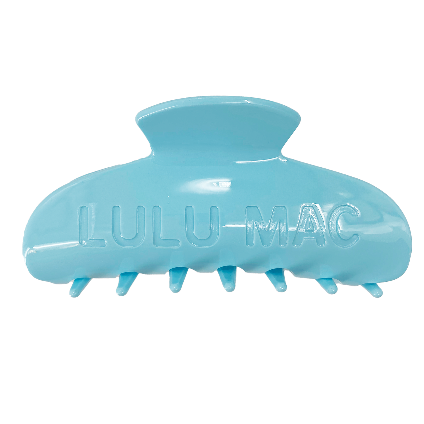 LULU MAC HAIR CLIPS Aqua Blue