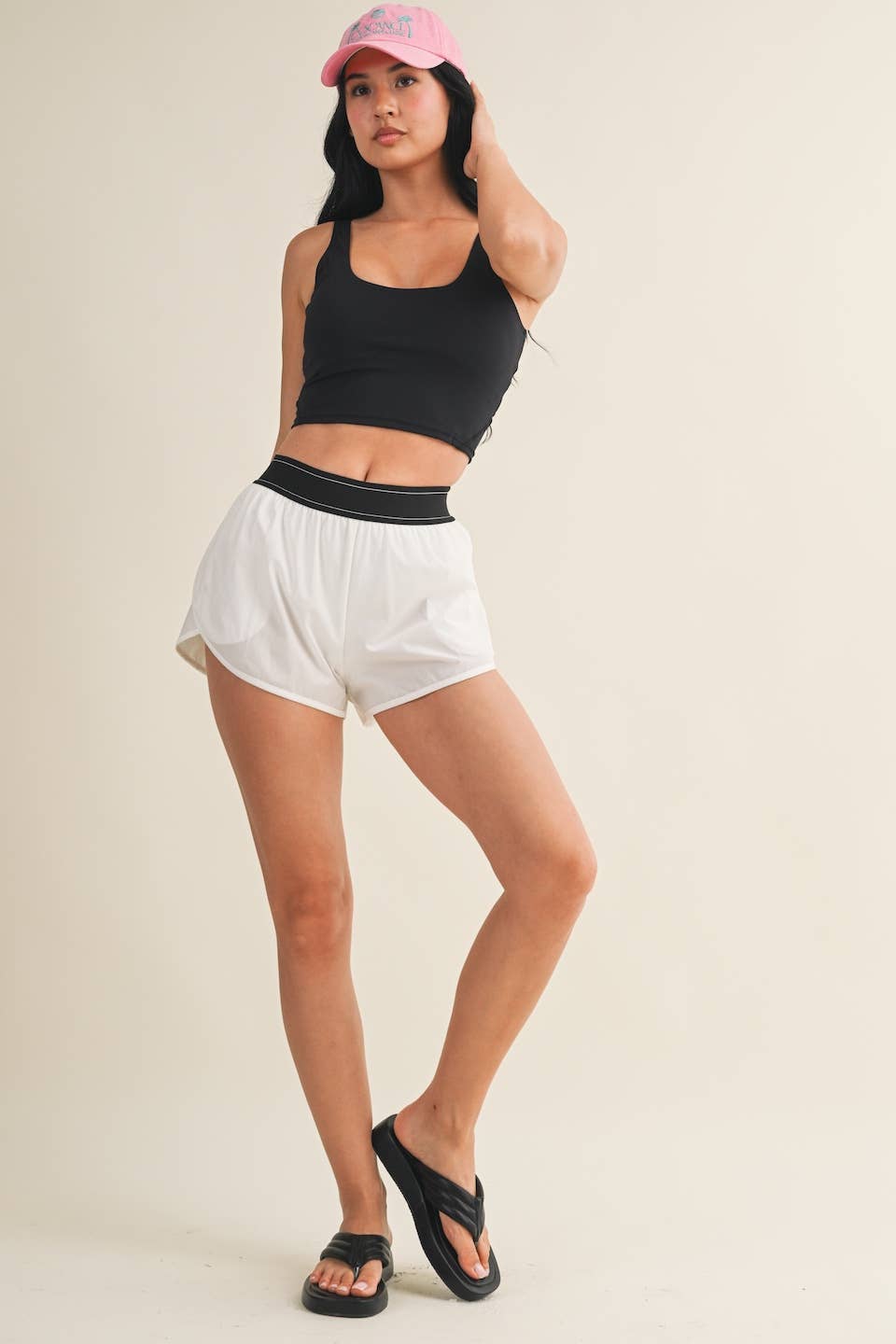 Lightweight Shorts with Elastic Waistband
