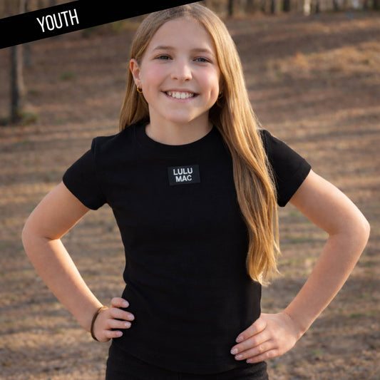 LULU MAC Youth Baby Doll Top - Black