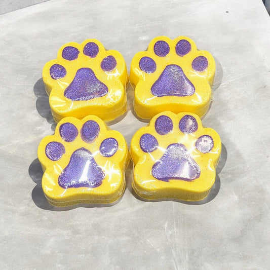 Paw Print Bath Bombs