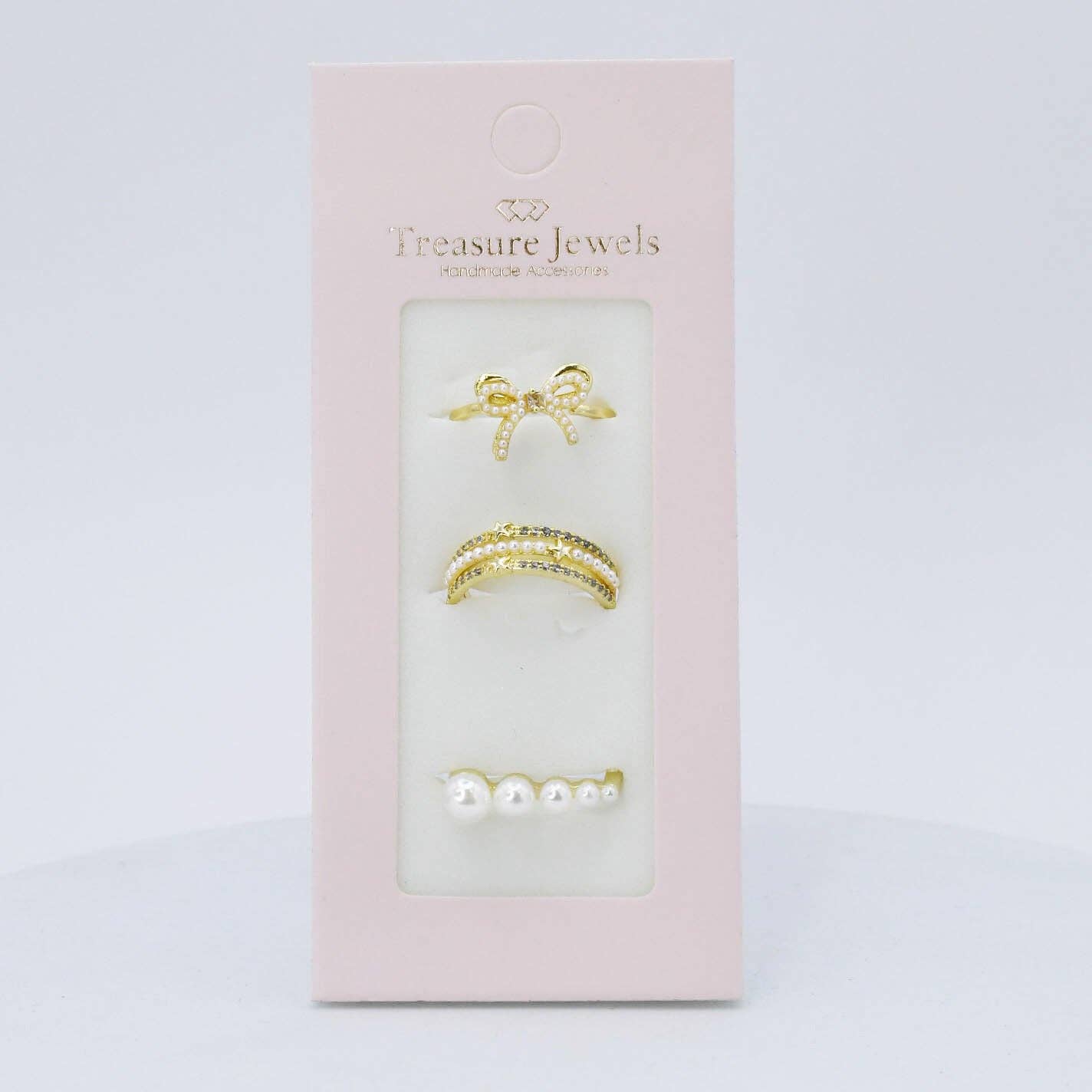 Divine Pearl Ring Set