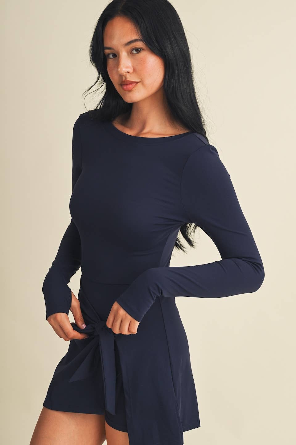 Long Sleeve Wrap Dress