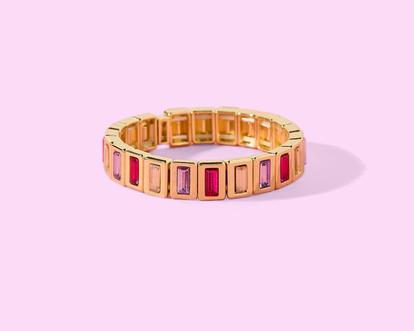 FOR FUN - Enamel Stretch Bracelet - Love - Assorted Styles