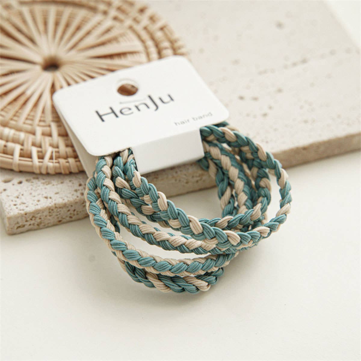 Candy Color Twisted Hair Ties , Cute Rubber Bands