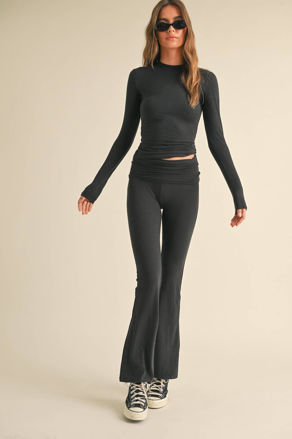 Soft Knit Jersey Long Sleeve Tee