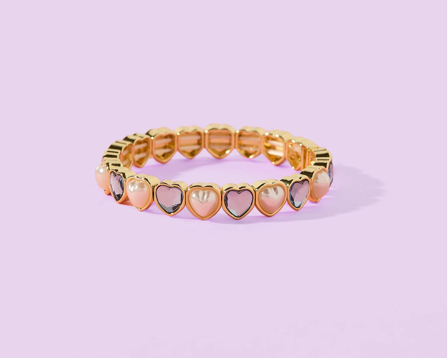 FOR FUN - Enamel Stretch Bracelet - Love - Assorted Styles