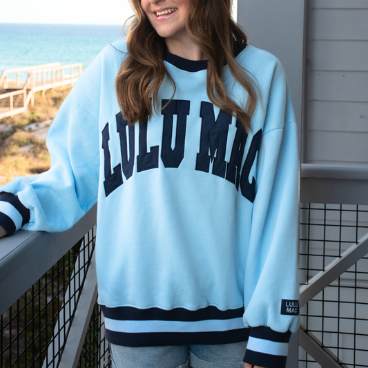 Social Society Light Blue/Navy Stitch Adlut